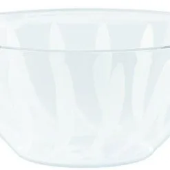 AMSCAN Swirl Bowl Clear - Plastic