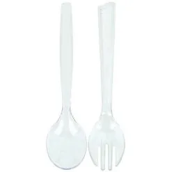 AMSCAN Fork And Spoon Clear - Plastic 6 Pack