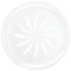 AMSCAN Swirl Platter White - Plastic