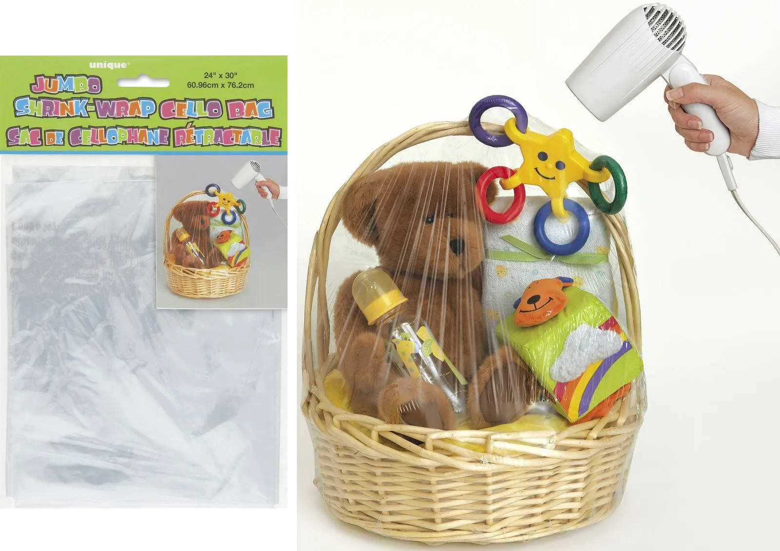 Unique Jumbo Shrink-Wrap Cello Bag 1 Unique Jumbo Shrink-Wrap Cello Bag