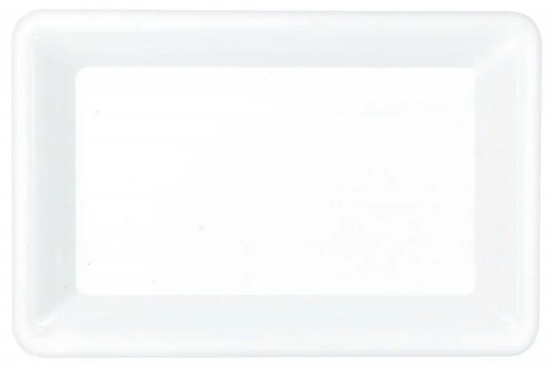 AMSCAN Tray White - Plastic 1 AMSCAN Tray White - Plastic