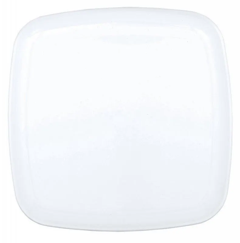 AMSCAN Square Platter White Plastic 35cm 1 AMSCAN Square Platter White Plastic 35cm