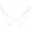 AMSCAN Mini Catering Oval Dishes Clear Plastic 2.5oz/ 74ml 10 Pack