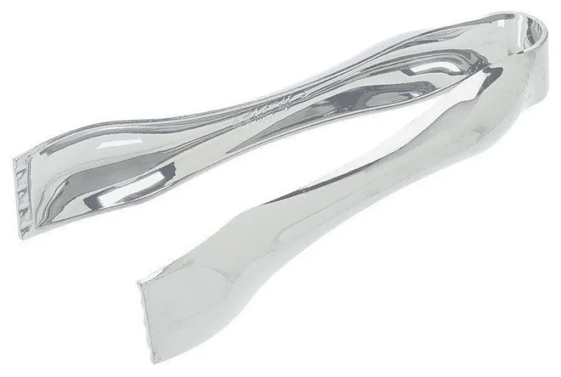 AMSCAN Plastic Tongs Small Silver 3 Pack 1 AMSCAN Plastic Tongs Small Silver 3 Pack