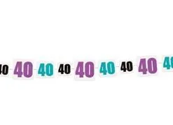 Unique Birthday Cheer Garland 9ft - 40