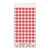 Unique Ed Gingham Plastic Tablecover