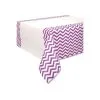 Unique Chevron Pretty Purple Plastic Tablecover