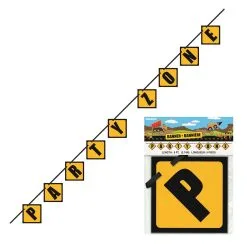 Unique Construction Zone Block Banner
