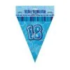 Unique Glitz Blue Flag Banner - 18