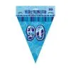 Unique Glitz Blue Flag Banner - 90