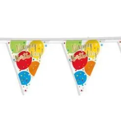 Unique Glitzy Gold Birthday Flag Banner