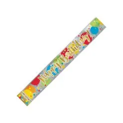 Unique Glitzy Gold Foil Banner 12ft