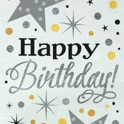 Unique Glitter Birthday Cello Bags 20 Pack