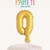 Unique Gold 5 Balloon Cake Topper - 0