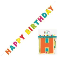 Unique Gold Foil Rainbow Hb Banner