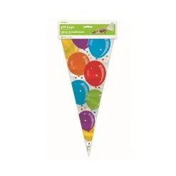 Unique 20 Cone Cello Bags - Balloons