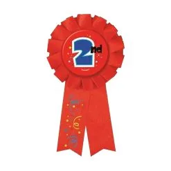 Unique 2nd Place Award Ribbon