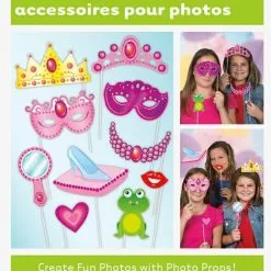 Unique Selfie Princess Photo Props 10 Pack
