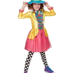 Rubies Mad Hatter Girls Deluxe Costume (Large Polybag)