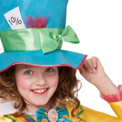 Rubies Mad Hatter Girls Deluxe Costume (Large Polybag) -Costumes Party Store 620651 13 14 P 3