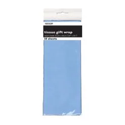Unique Tissue Sheet Baby Blue 10 Pack