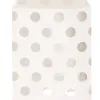 Unique Silver Dot Treat Bags 8 Pack