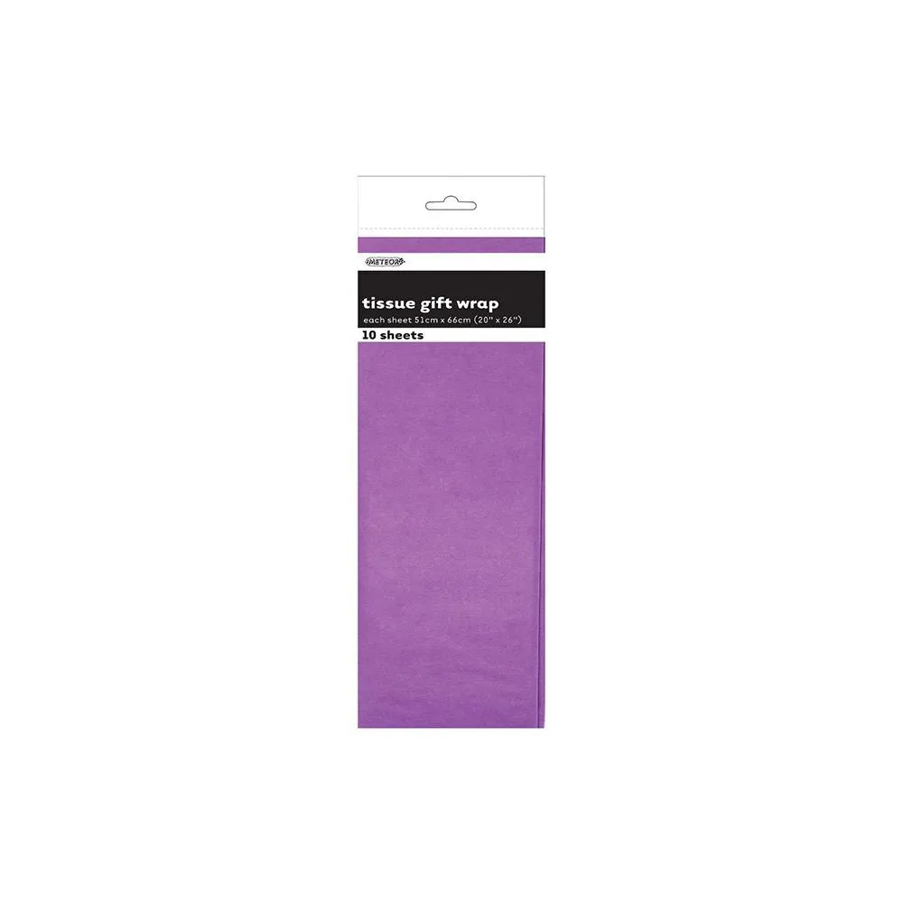Unique Tissue Sheet Pretty Purple 10 Pack 1 Unique Tissue Sheet Pretty Purple 10 Pack