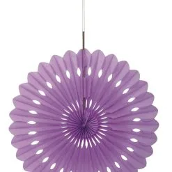 Unique Decorative Fan 40cm - Pretty Purple