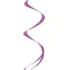 Unique 8 Hanging Swirls-Pretty Purple