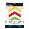 Unique Dots Stripes & Chevron Paper Pennant Banner Bold Multi 3.3m