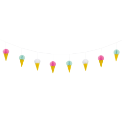 Unique Ice Cream Honeycomb Garlands