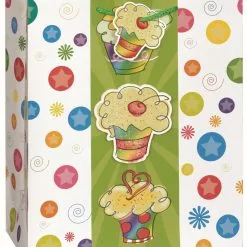 Unique Gift Bag Glitter Cupcake Large