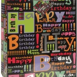 Unique Gift Bag Bold Foil Birthday Large