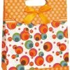 Unique Orange Geo Purse Large Gift Bag