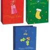 Unique Gift Bag Xmas Greetings Large