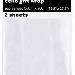 Unique 2 Cello Wrap Sheets