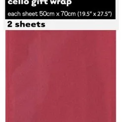 Unique 2 Cello Wrap Sheets