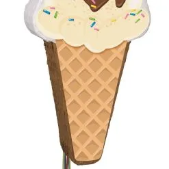 Unique Ice Cream Cone Pull Pinata