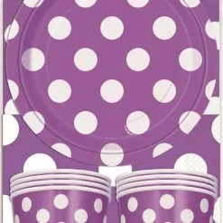 Unique Dots Party Pretty 8 Pack