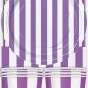 Unique Decorative Stripes Pretty Purple Party 8 Pack