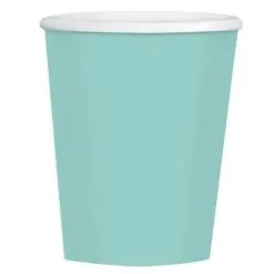 AMSCAN Big Party Pack 354ml Paper Coffee Cup Robin's-egg Blue 40 Pack