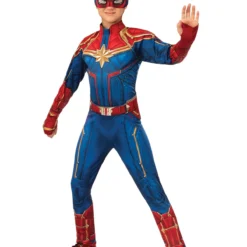 Rubies Captain Marvel Deluxe Hero Suit Child 7 Rubies Captain Marvel Deluxe Hero Suit Child -Costumes Party Store 700597 P 2