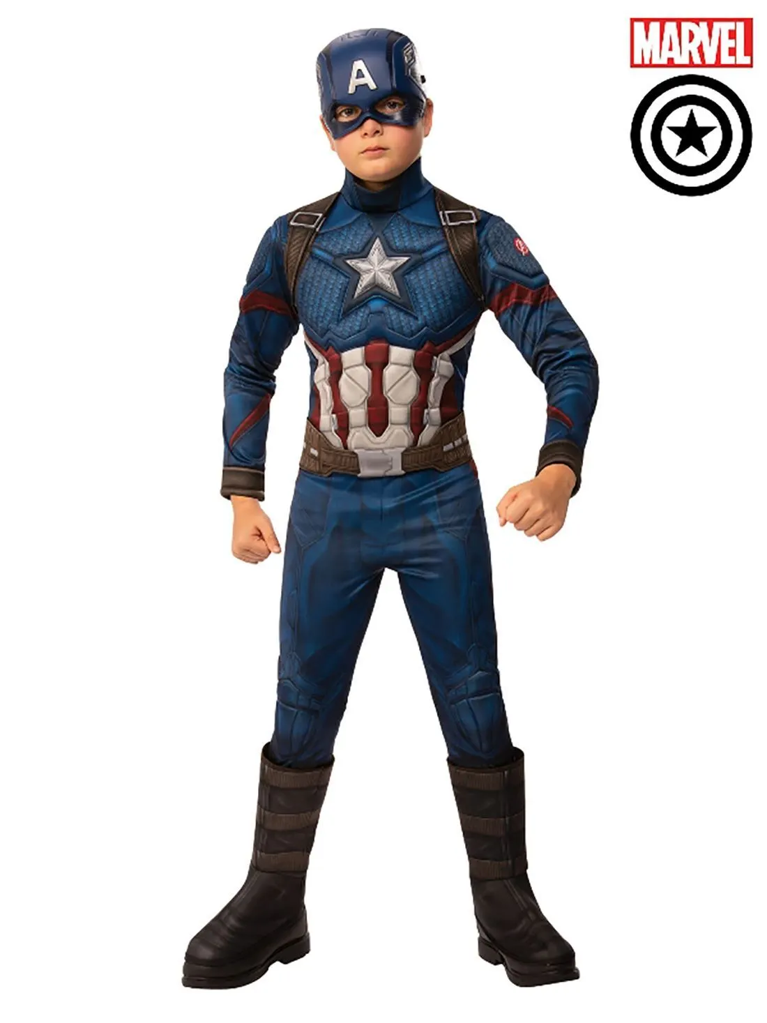 Rubies Captain America Deluxe Costume Child 1 Rubies Captain America Deluxe Costume Child