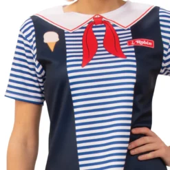 Rubies Robin Scoops Ahoy Costume Set Stranger Things Large 6 Rubies Robin Scoops Ahoy Costume Set Stranger Things Large -Costumes Party Store 701029S P 2