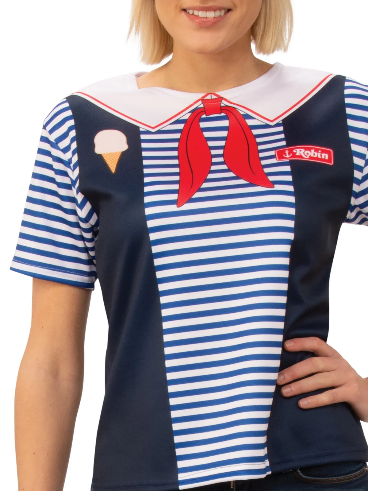 Rubies Robin Scoops Ahoy Costume Set Stranger Things Large 3 Rubies Robin Scoops Ahoy Costume Set Stranger Things Large - Image 3