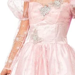 Rubies Glinda Deluxe Costume With Light Up Crown Adult -Costumes Party Store 701927S P 2