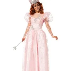 Rubies Glinda Deluxe Costume With Light Up Crown Adult
