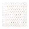 Unique Gold Foil Dots Luncheon Napkins 16 Pack