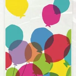 Unique Balloons & Rainbow Cello Bags 28cm H X 13cm W 20 Pack