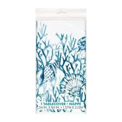 Unique Blue Reef Printed Tablecover